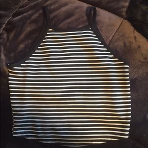 Black and white striped shirt